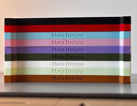 3D Printed Base For Wooden Desk Sign